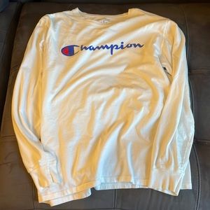 Champion long sleeve t shirt, mens M